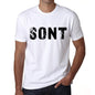 Mens Tee Shirt Vintage T Shirt Sont X-Small White 00560 - White / Xs - Casual