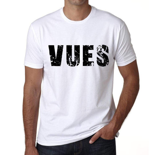 Mens Tee Shirt Vintage T Shirt Vues X-Small White 00560 - White / Xs - Casual