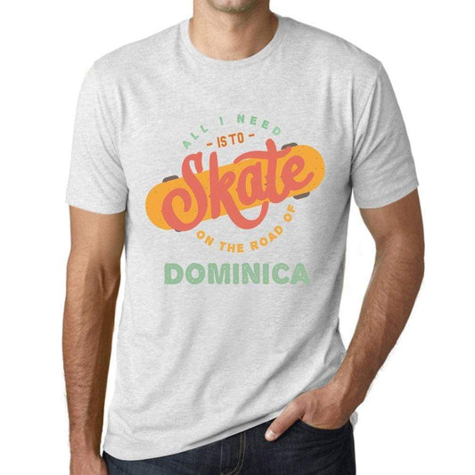 Mens Vintage Tee Shirt Graphic T Shirt Dominica Vintage White - Vintage White / Xs / Cotton - T-Shirt