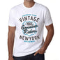 Mens Vintage Tee Shirt Graphic T Shirt Genuine Riders 1965 White - White / Xs / Cotton - T-Shirt