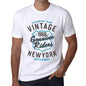 Mens Vintage Tee Shirt Graphic T Shirt Genuine Riders 1968 White - White / Xs / Cotton - T-Shirt