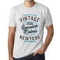 Mens Vintage Tee Shirt Graphic T Shirt Genuine Riders 2040 Vintage White - Vintage White / Xs / Cotton - T-Shirt