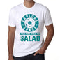Mens Vintage Tee Shirt Graphic T Shirt I Need More Space For Salad White - White / Xs / Cotton - T-Shirt