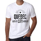Mens Vintage Tee Shirt Graphic T Shirt Live It Love It Quebec White - White / Xs / Cotton - T-Shirt