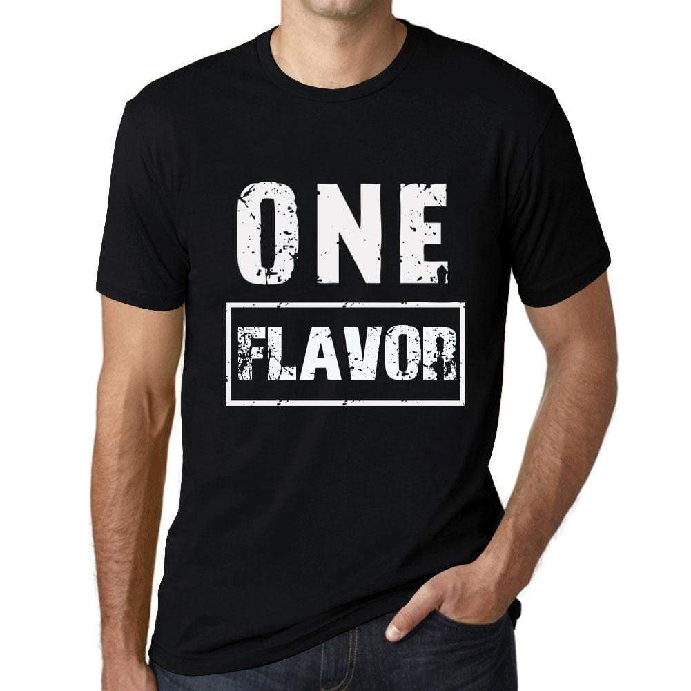 Mens Vintage Tee Shirt Graphic T Shirt One Flavor Deep Black - Deep Black / Xs / Cotton - T-Shirt
