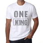 Mens Vintage Tee Shirt Graphic T Shirt One King White - White / Xs / Cotton - T-Shirt