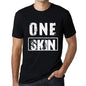 Mens Vintage Tee Shirt Graphic T Shirt One Skin Deep Black - Deep Black / Xs / Cotton - T-Shirt