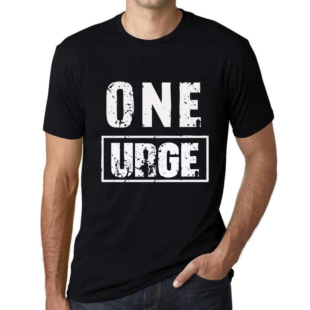 Mens Vintage Tee Shirt Graphic T Shirt One Urge Deep Black - Deep Black / Xs / Cotton - T-Shirt