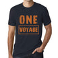 Mens Vintage Tee Shirt Graphic T Shirt One Voyage Navy - Navy / Xs / Cotton - T-Shirt