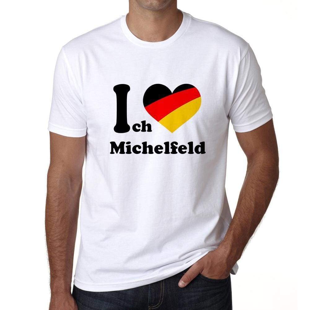 Michelfeld Mens Short Sleeve Round Neck T-Shirt 00005