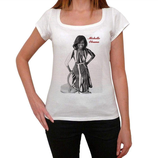 Michelle Obama Womens T-Shirt Picture Celebrity 00038