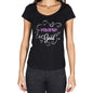 Minimum Is Good Womens T-Shirt Black Birthday Gift 00485 - Black / Xs - Casual