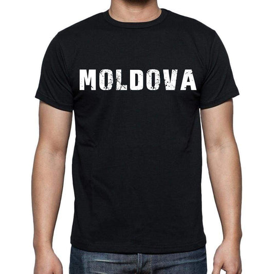 Moldova T-Shirt For Men Short Sleeve Round Neck Black T Shirt For Men - T-Shirt