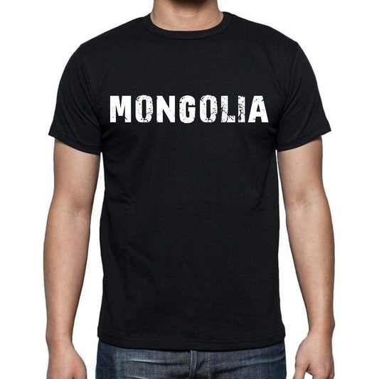 Mongolia T-Shirt For Men Short Sleeve Round Neck Black T Shirt For Men - T-Shirt