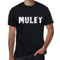 Muley Mens Retro T Shirt Black Birthday Gift 00553 - Black / Xs - Casual