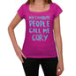 My Favorite People Call Me Cory Womens T-Shirt Pink Birthday Gift 00386 - Pink / Xs - Casual