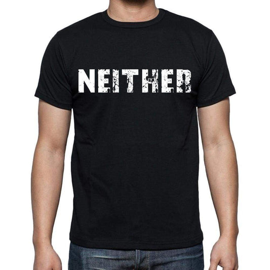 Neither Mens Short Sleeve Round Neck T-Shirt Black T-Shirt En