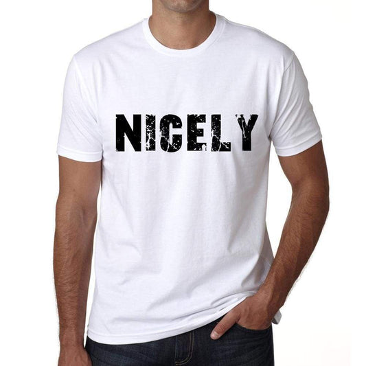 Nicely Mens T Shirt White Birthday Gift 00552 - White / Xs - Casual