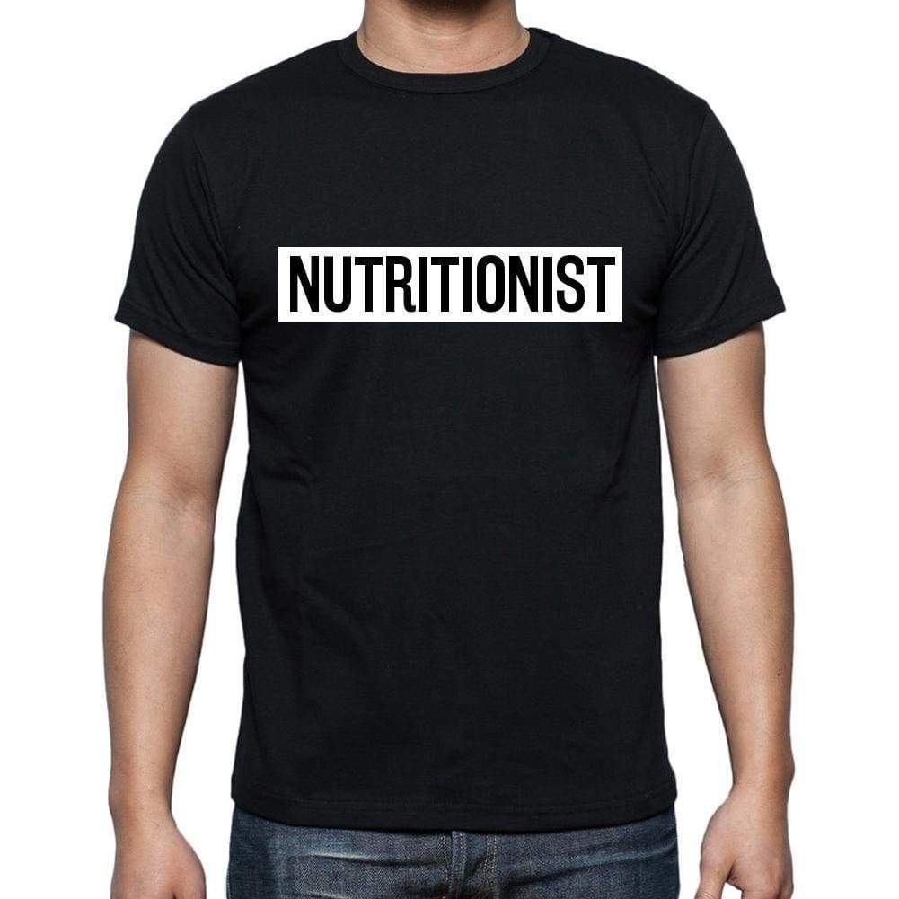 Nutritionist T Shirt Mens T-Shirt Occupation S Size Black Cotton - T-Shirt