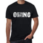Ohing Mens Retro T Shirt Black Birthday Gift 00553 - Black / Xs - Casual