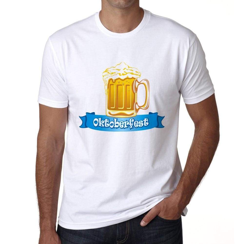 Oktoberfest 1 Oktoberfest T-Shirt Mens White Tee 100% Cotton 00179