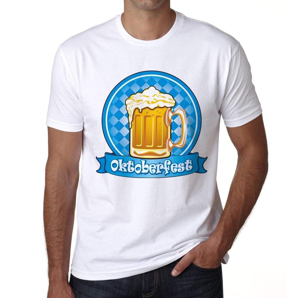 Oktoberfest 3 Oktoberfest T-Shirt Mens White Tee 100% Cotton 00179