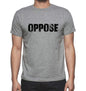 Oppose Grey Mens Short Sleeve Round Neck T-Shirt 00018 - Grey / S - Casual