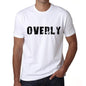 Overly Mens T Shirt White Birthday Gift 00552 - White / Xs - Casual