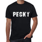 Pecky Mens Retro T Shirt Black Birthday Gift 00553 - Black / Xs - Casual