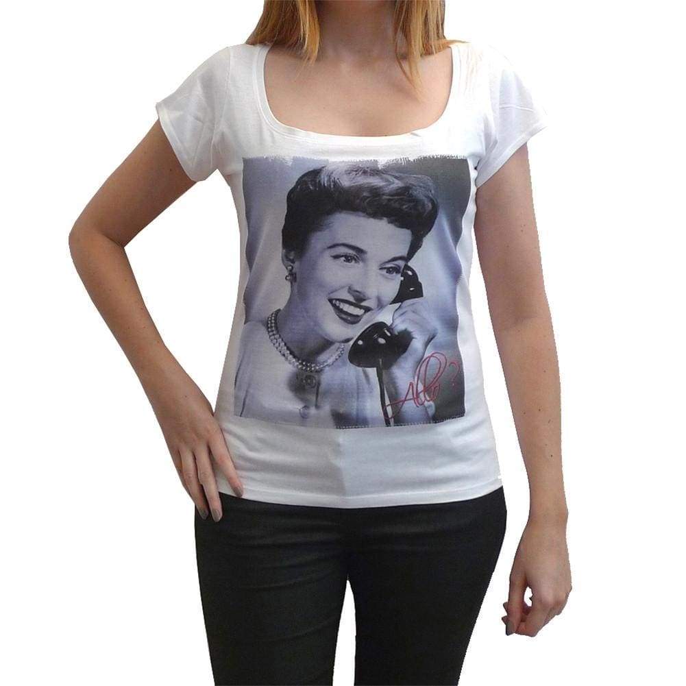 Phone Girl: Womens T-Shirt Picture Celebrity 00038