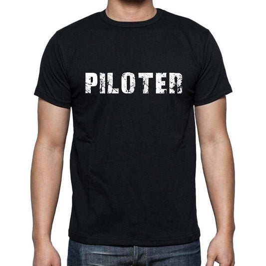 Piloter French Dictionary Mens Short Sleeve Round Neck T-Shirt 00009 - Casual