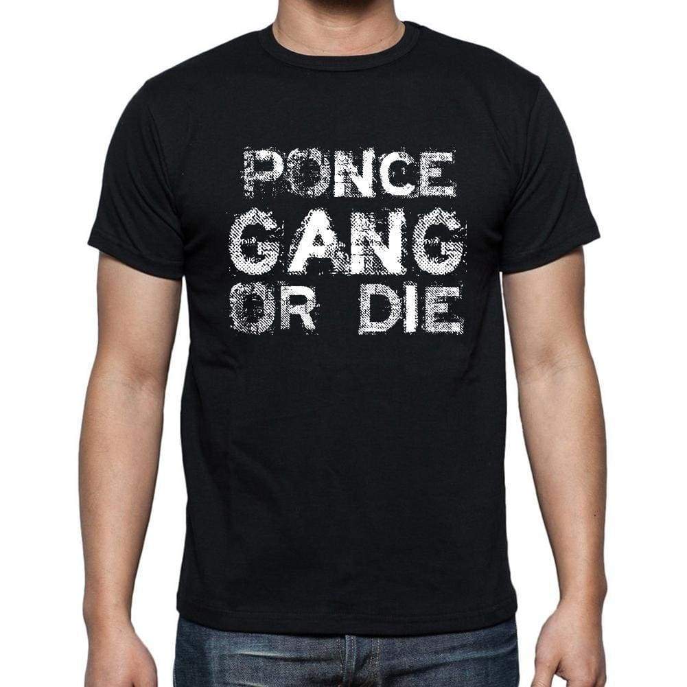 Ponce Family Gang Tshirt Mens Tshirt Black Tshirt Gift T-Shirt 00033 - Black / S - Casual
