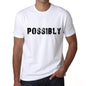 Possibly Mens T Shirt White Birthday Gift 00552 - White / Xs - Casual