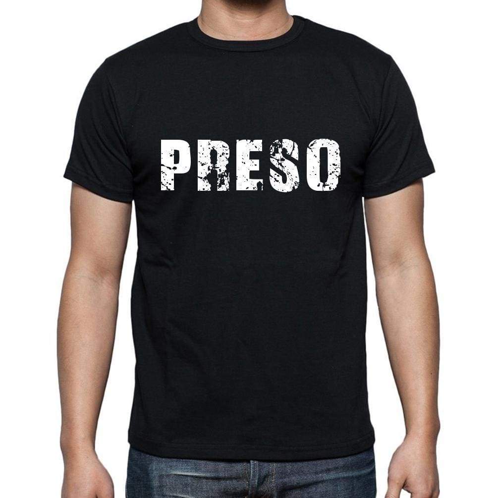 Preso Mens Short Sleeve Round Neck T-Shirt - Casual