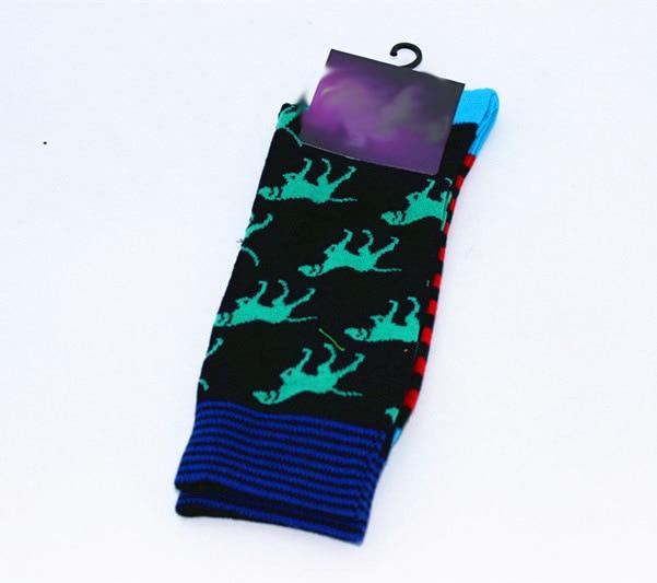 New Men's sock Brand Cactus Panda Monkey Pattern Hip hop Cool Socks for Men Winter Thick Long Skate Funny Socks Colorful EUR40-47