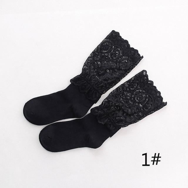 Sale Sexy Retro Lace Floral Mesh Women Girl Socks Elastic 2018 Summer Fashion Lady Transparent Short Socks