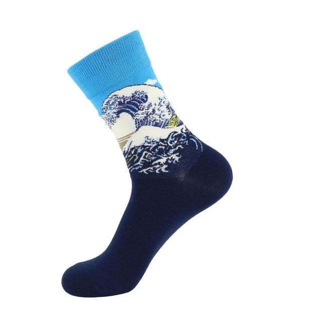 Cotton funny Socks Women &Men New 2019 cute Autumn Winter New Year Santa Claus Christmas Fruit Animal Fish Happy Socks PEONFLY