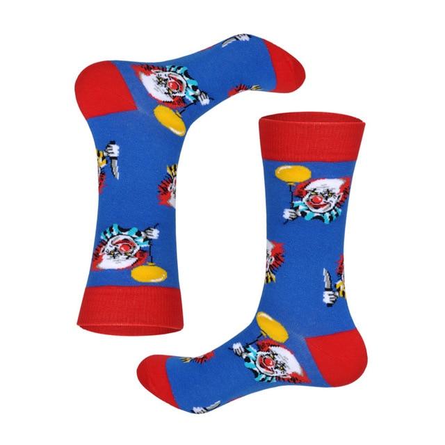 Lionzone 2019 Newly Men Socks Cotton Casual Personality Design Hip Hop Streetwear Happy Socks Gifts for Men Brand Quality