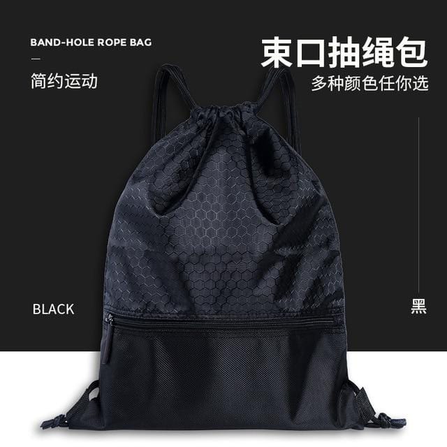2020 New Honeycomb Drawstring Bag Cinch Sack Backpack String Drawstring Backpack Gym Bag Tote School Sport Travel Drawstring Bag