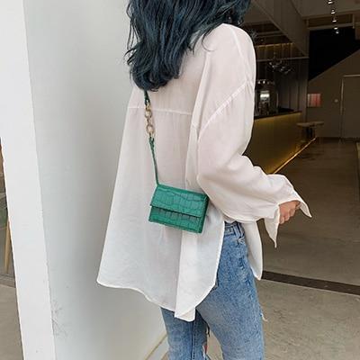 Mini Stone Pattern Crossbody Bags For Women 2020 Pu Leather Purses and Handbags New Designer Ladies Shoulder Messenger Bag