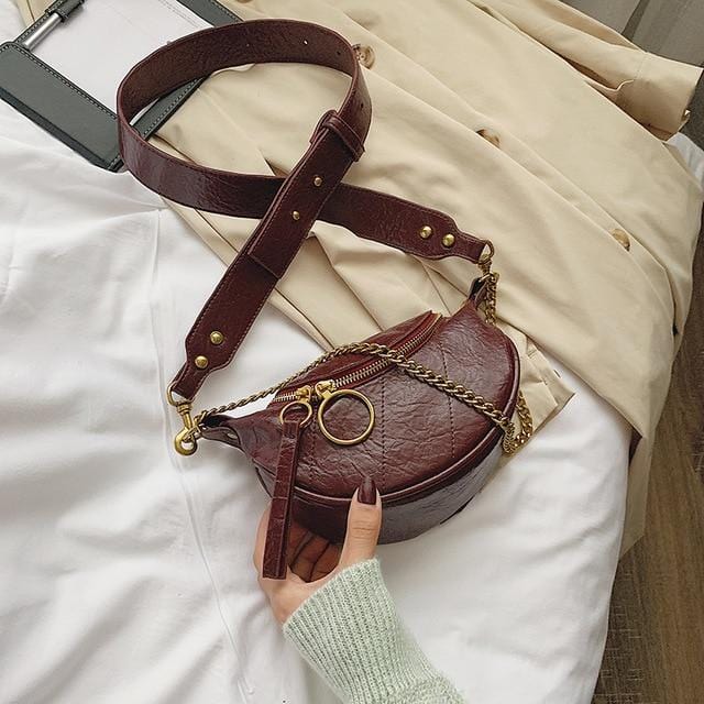 Fashion Quality PU Leather Crossbody Bags For Women 2020 Chain Small Shoulder Messenger Bag Lady Travel Handbags and Purses