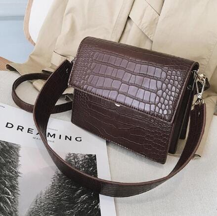 European Fashion Simple Women's Designer Handbag 2018 New Quality PU Leather Women Tote bag Alligator Shoulder Crossbody Bags