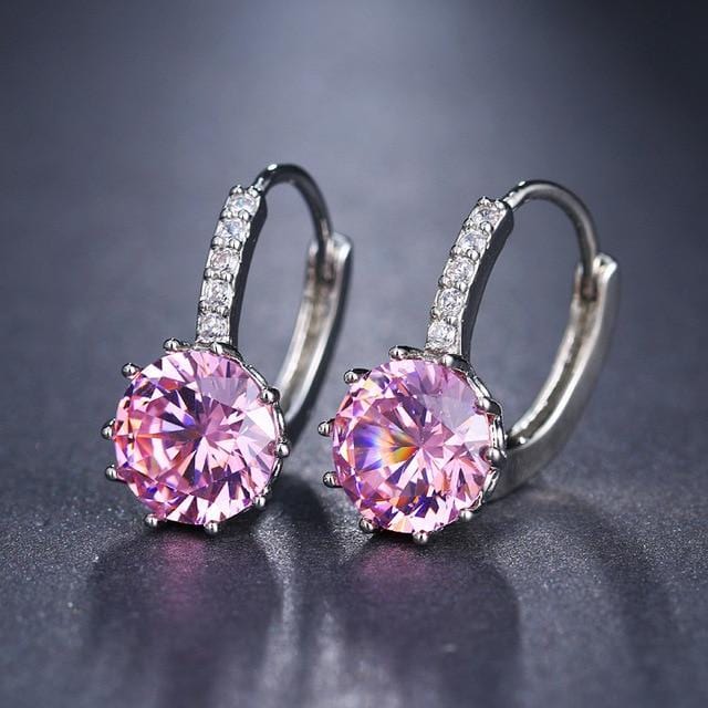 EMMAYA Fashion 10 Colors AAA CZ Element Stud Earrings For Women Wholesale Chea Factory Price