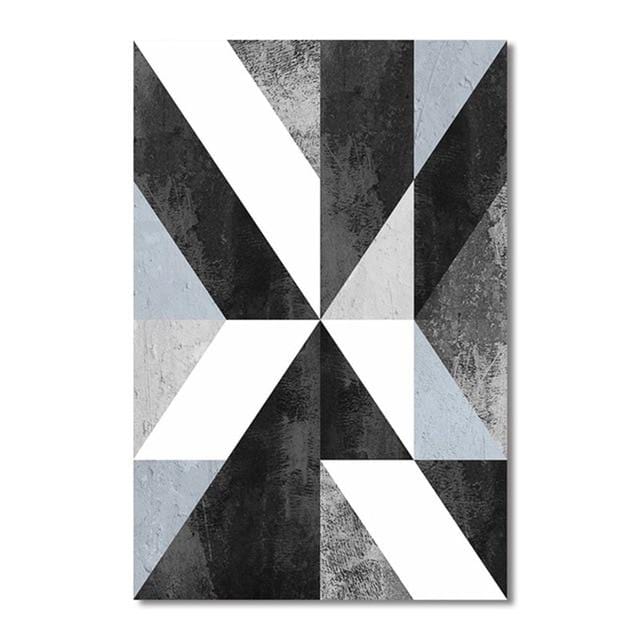 Abstract Geometric Canvas Painting Black and White Nordic Posters and Prints Wall Art Picture for Living Room Decor No Frame