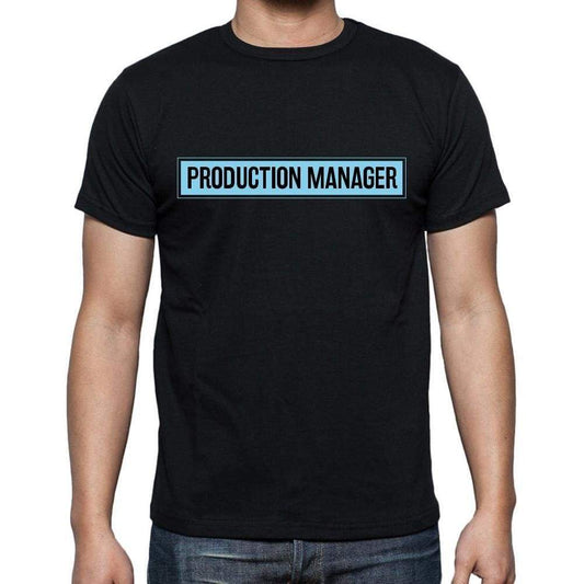 Production Manager T Shirt Mens T-Shirt Occupation S Size Black Cotton - T-Shirt