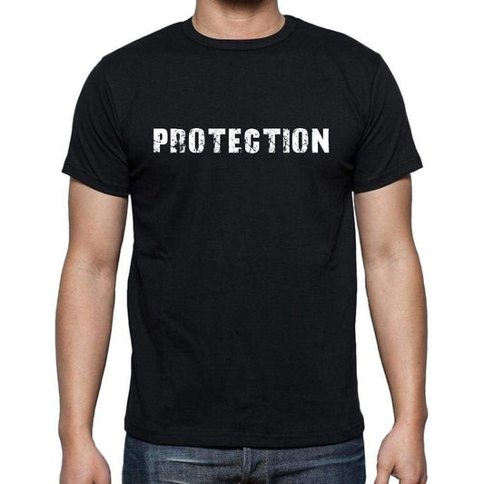 Protection French Dictionary Mens Short Sleeve Round Neck T-Shirt 00009 - Casual