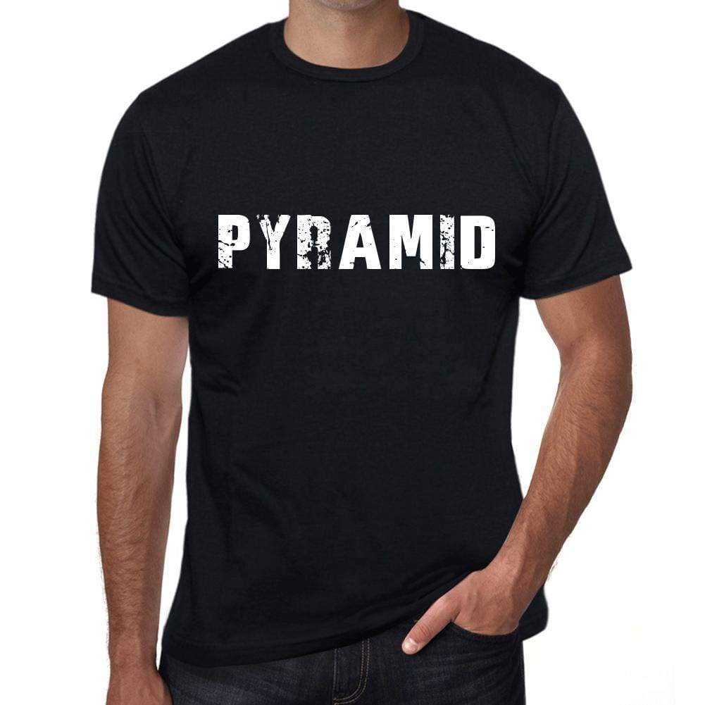 Pyramid Mens T Shirt Black Birthday Gift 00555 - Black / Xs - Casual