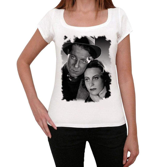 Quai Des Brumes Gabin Morgan Womens T-Shirt White Birthday Gift 00514 - White / Xs - Casual