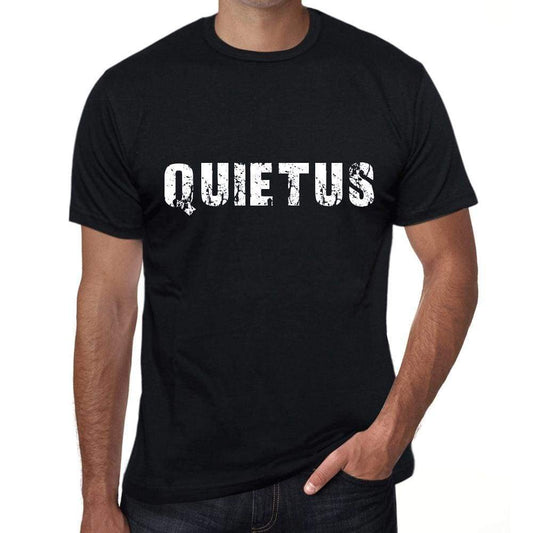 Quietus Mens T Shirt Black Birthday Gift 00555 - Black / Xs - Casual