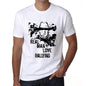 Rallying, Real Men Love Rallying Mens T shirt White Birthday Gift 00539 - ULTRABASIC